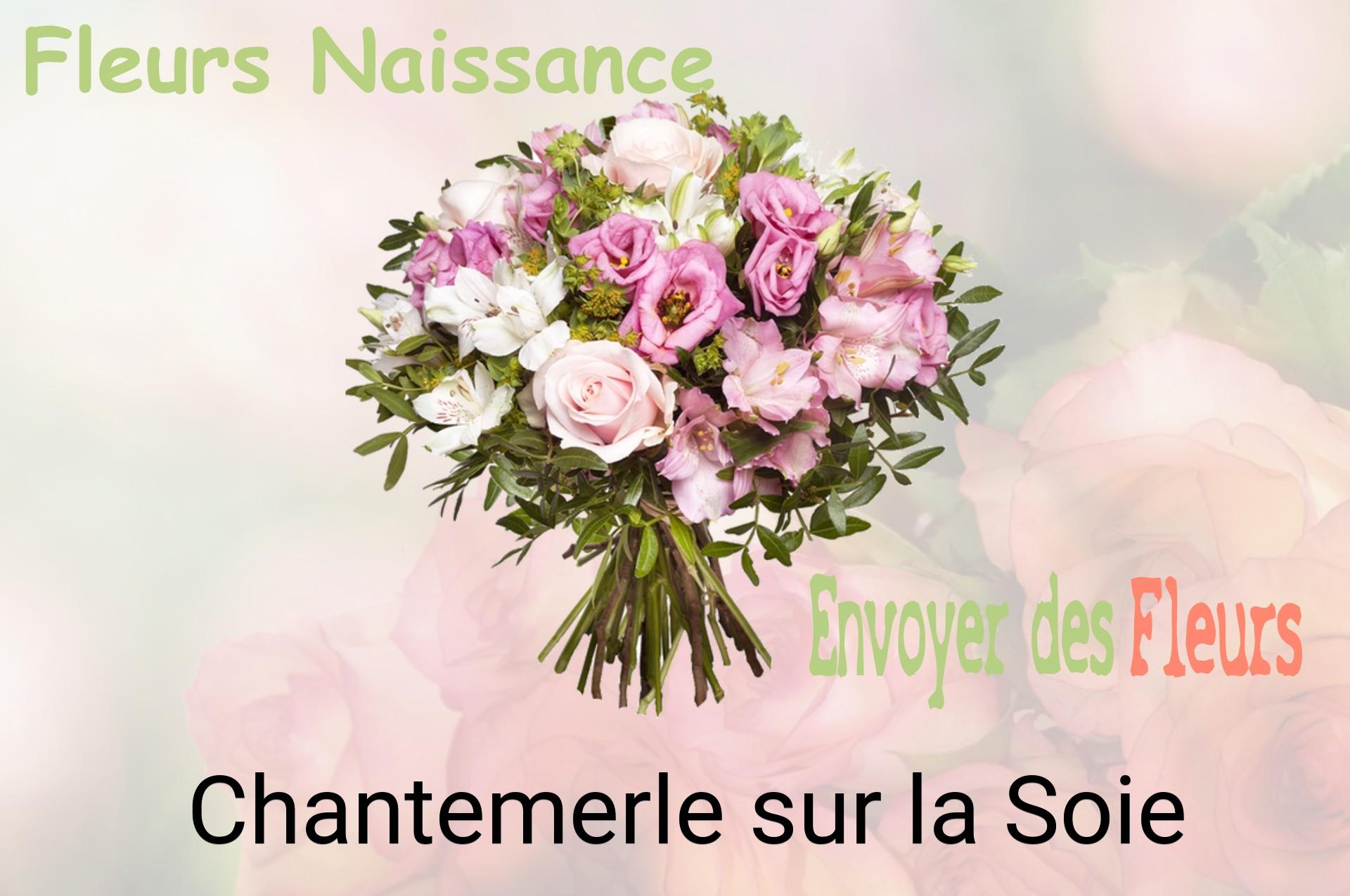 Bouquet de fleurs de naissance livré à Chantemerle-sur-la-Soie